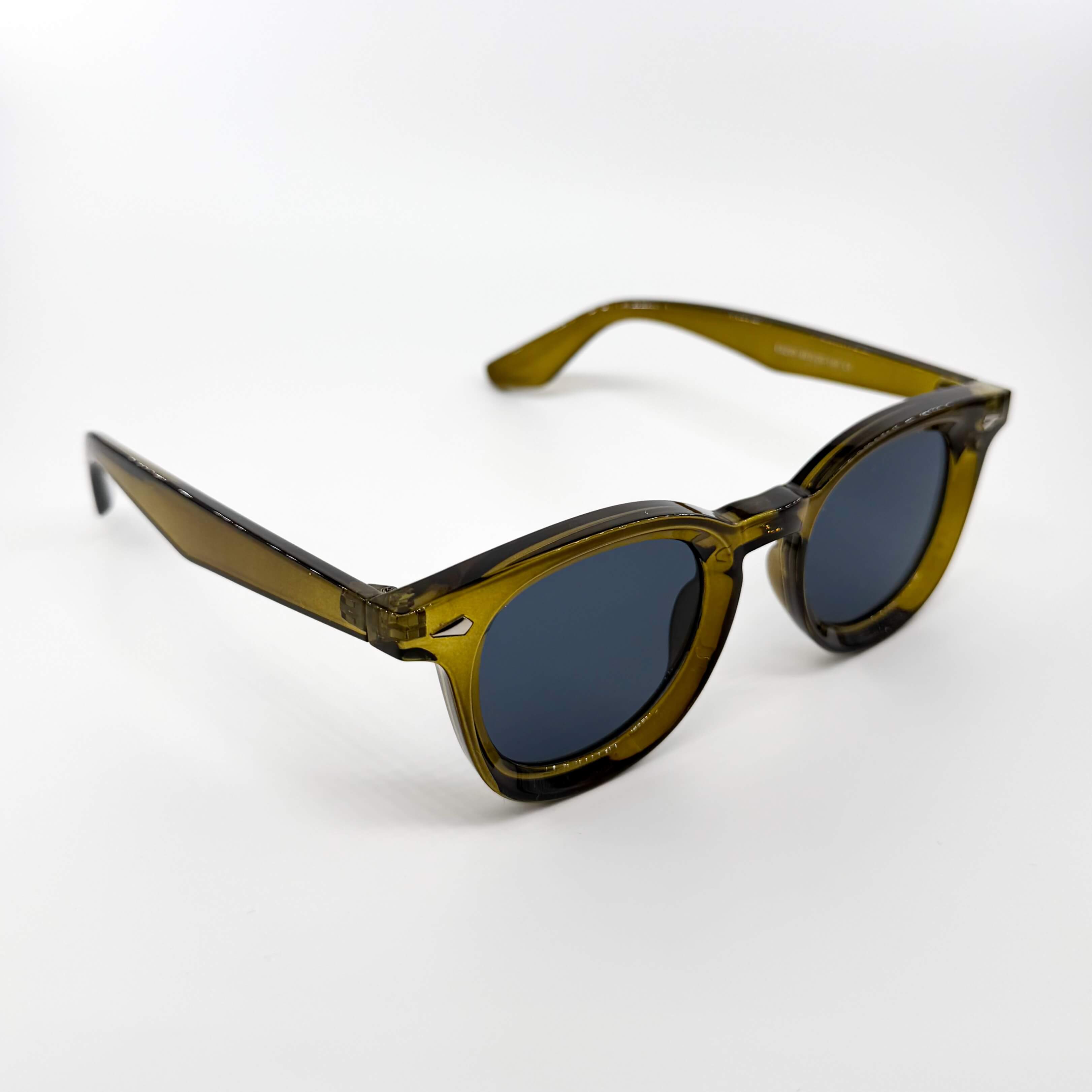 Angello Sunglasses | Classic Round Keyhole Frames