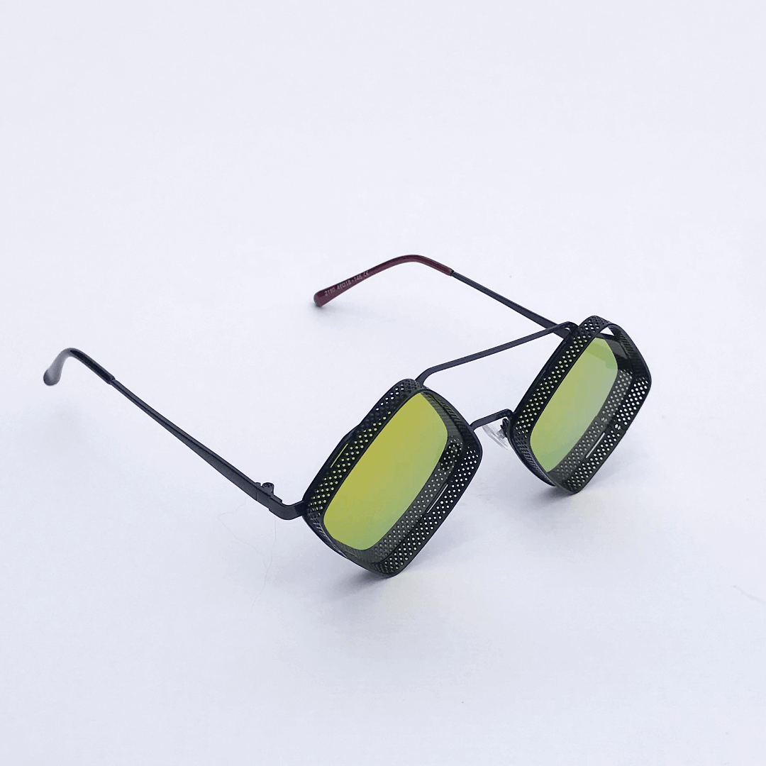 Andira Sunglasses | Metallic Geometric Diamond Frames