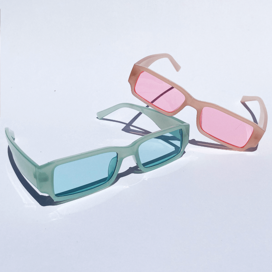 Galantis bold rectangular festival sunglasses with structured frames for a modern urban and music event look - Party People