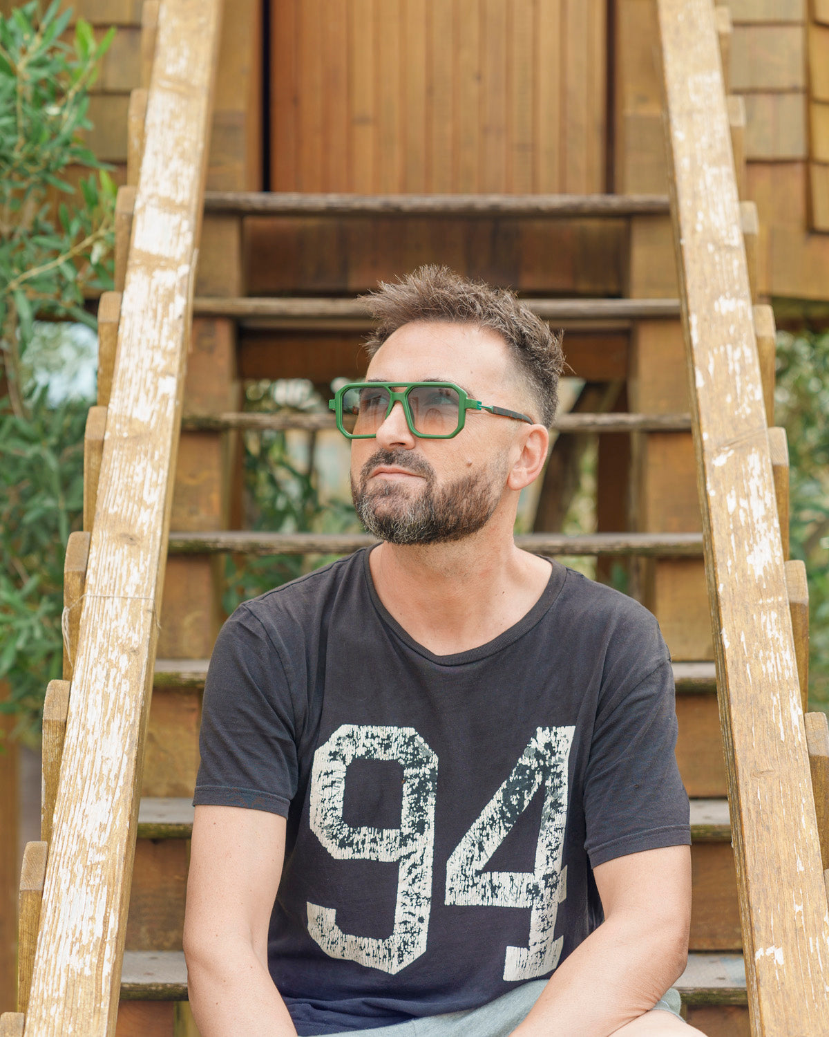 Garrix iconic square sunglasses with a modern structured frame and tinted lenses for a high-energy festival and urban look - Party People