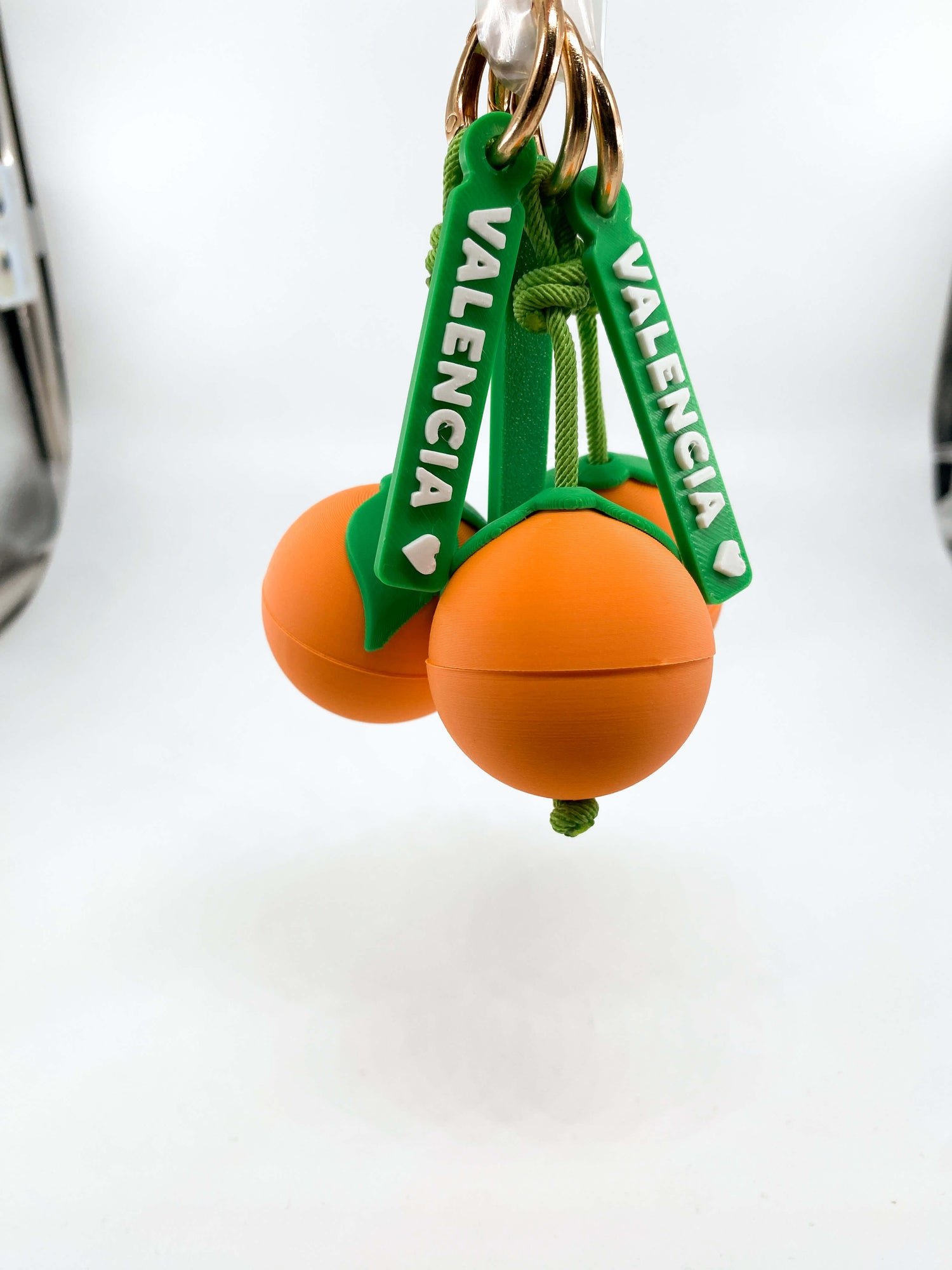 Llavero Naranja Valencia - 3D Key Chain