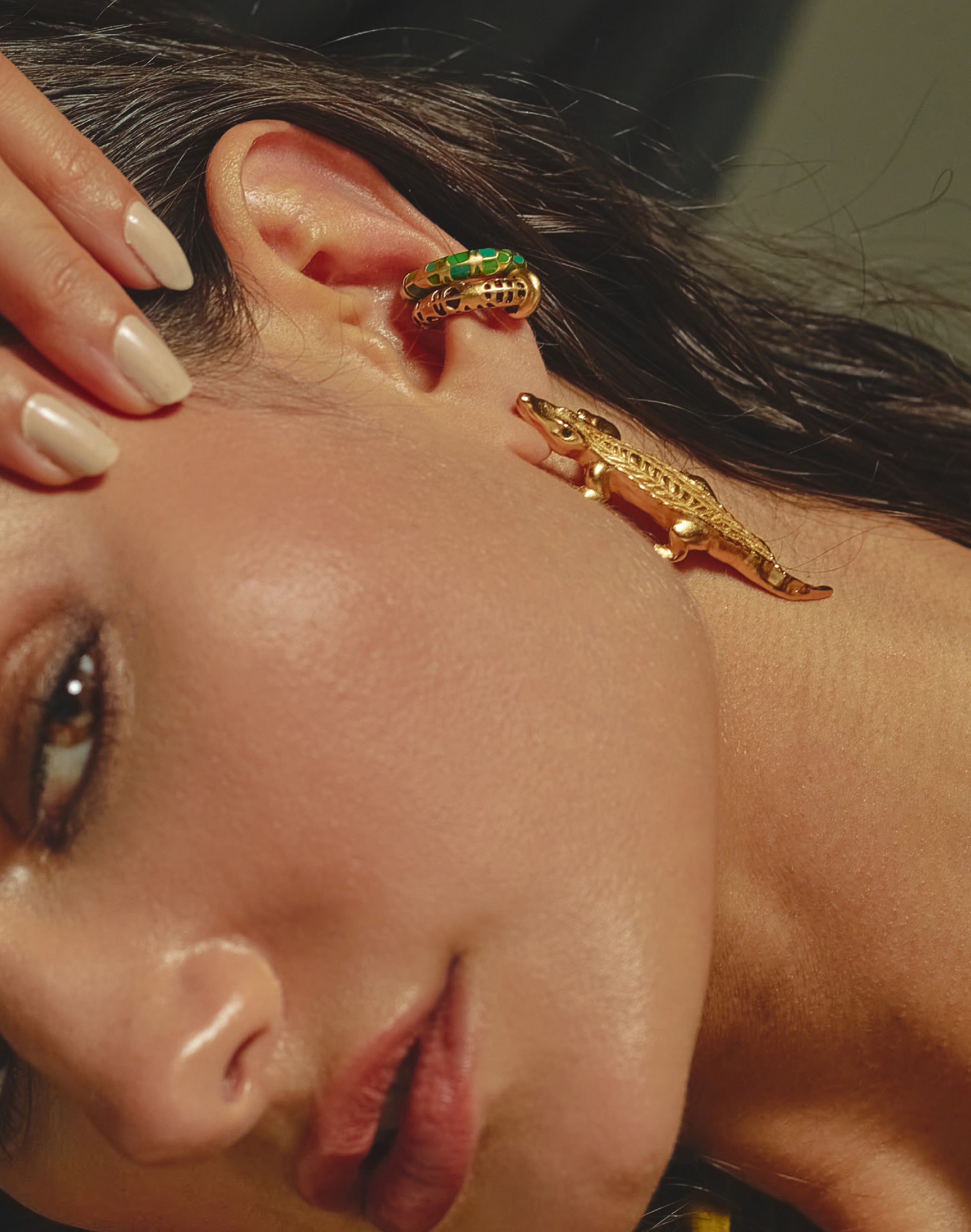 Pendientes Caimán - Joyas