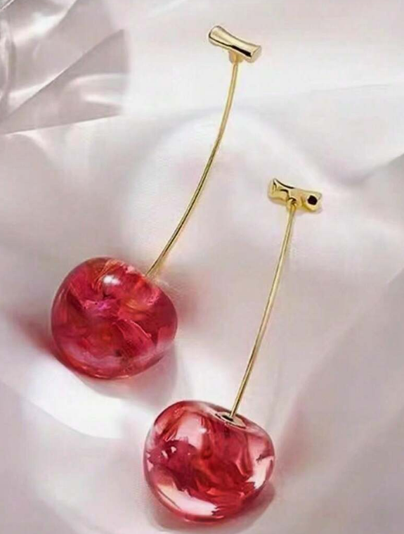 Pendientes Cerezas - Cherry on top earrings - Joyas