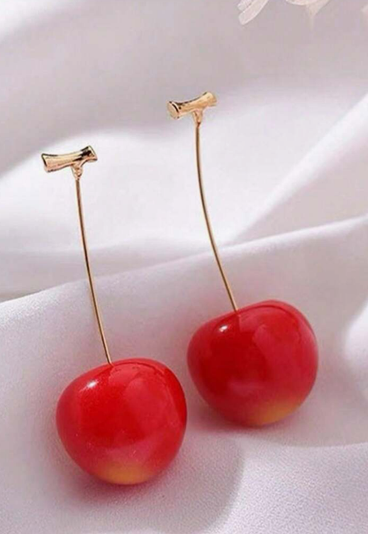 Pendientes Cerezas - Cherry on top earrings - Joyas