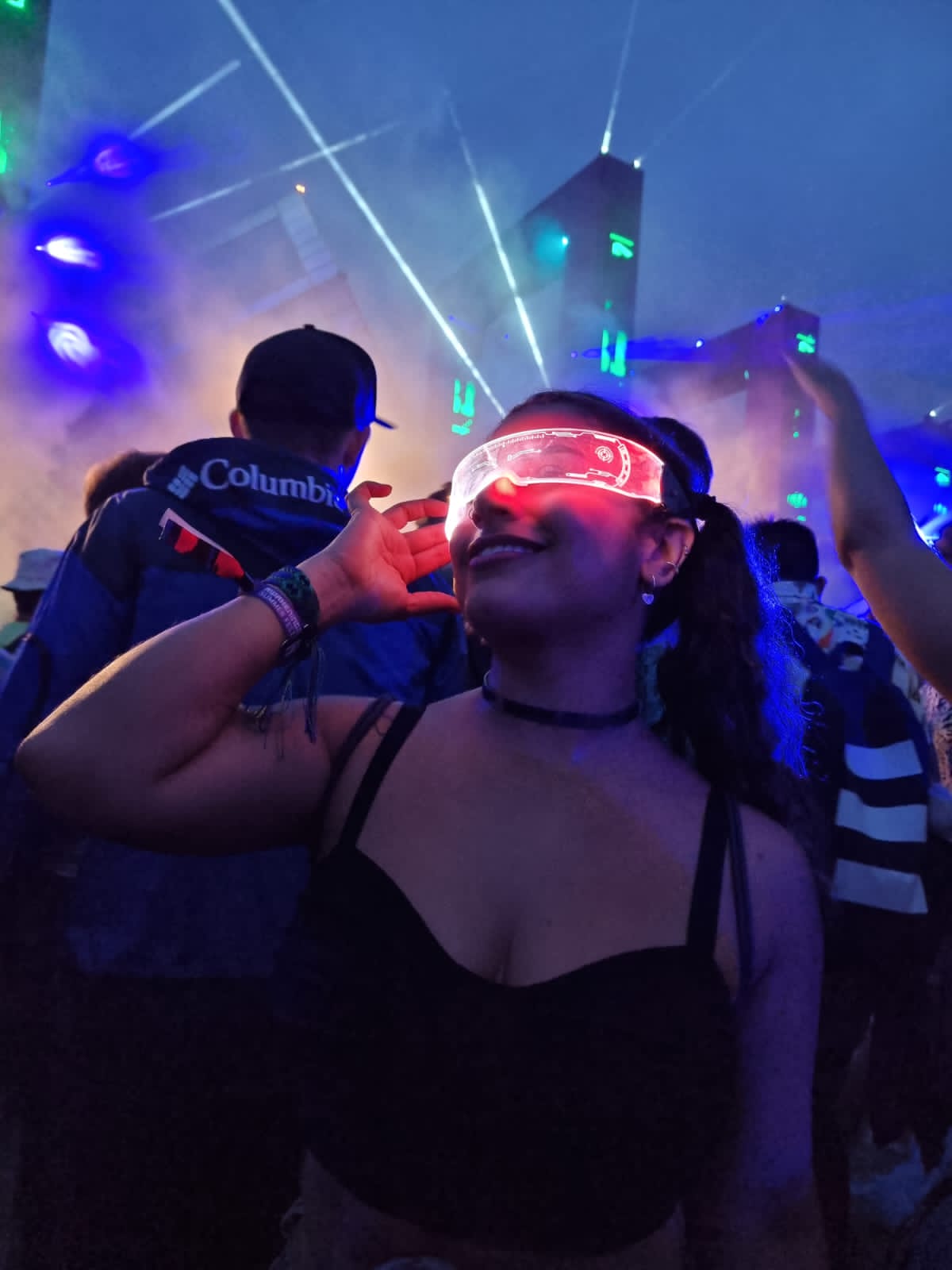 Gafas led para festival Fisher