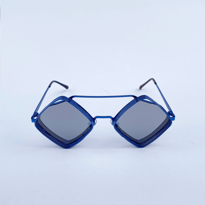 Andira Sunglasses | Metallic Geometric Diamond Frames