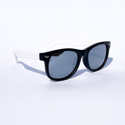 Everest round sunglasses for kids with a double-bridge metal frame and high-clarity lenses for a premium children&