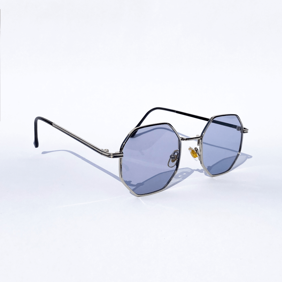 Florida bold square sunglasses with polished black frames for sun-soaked festival days and urban summer style - Party People