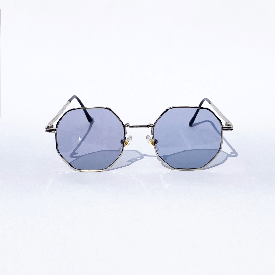 Florida bold square sunglasses with polished black frames for sun-soaked festival days and urban summer style - Party People