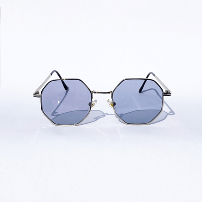 Florida bold square sunglasses with polished black frames for sun-soaked festival days and urban summer style - Party People