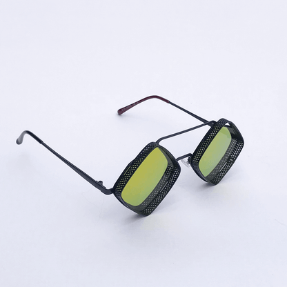 Andira Sunglasses | Metallic Geometric Diamond Frames