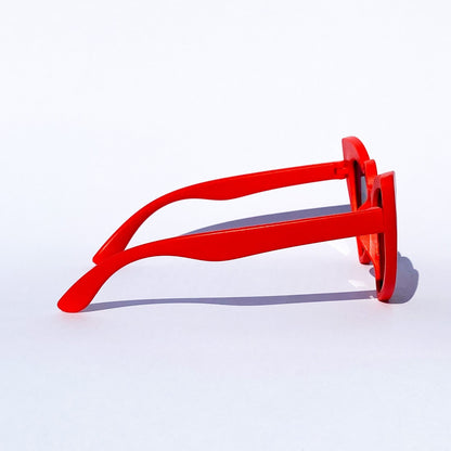 Ladybug round kids sunglasses with a chunky-profile frame and dark lenses for a playful and durable everyday look - Party People