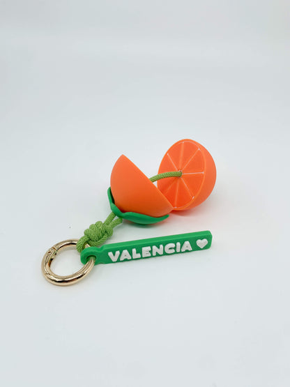 Llavero Naranja Valencia - 3D Key Chain