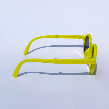 Rubble flexible round kids sunglasses with a bendable frame and dark lenses for an unbreakable everyday look - Party People